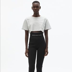 Alexander Wang Logo Elastic Legging
